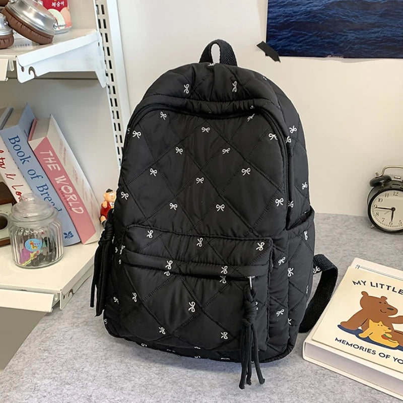 Large Capacity Children's School Backpack Lightweight Bow Students Schoolbag School Bags Boys Girls Tutoring Bag Laptop Bag
