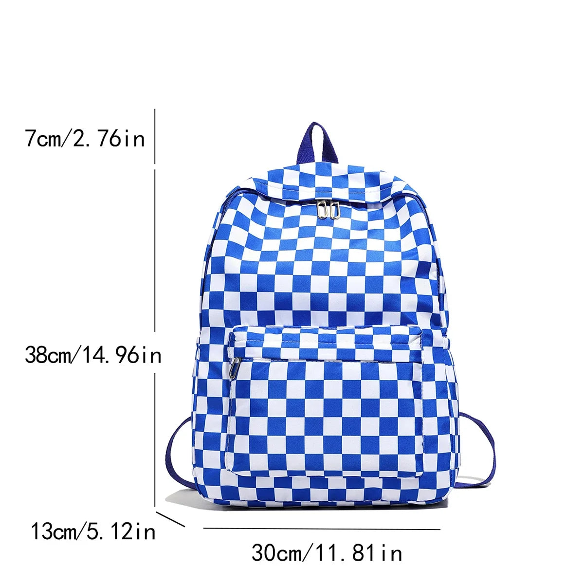 Checkered Backpack