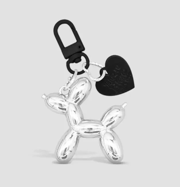 Balloon Animal Dog Keychain
