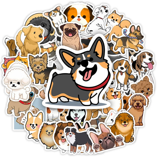 Kawaii Dog Cartoon Puppy Pet Stickers