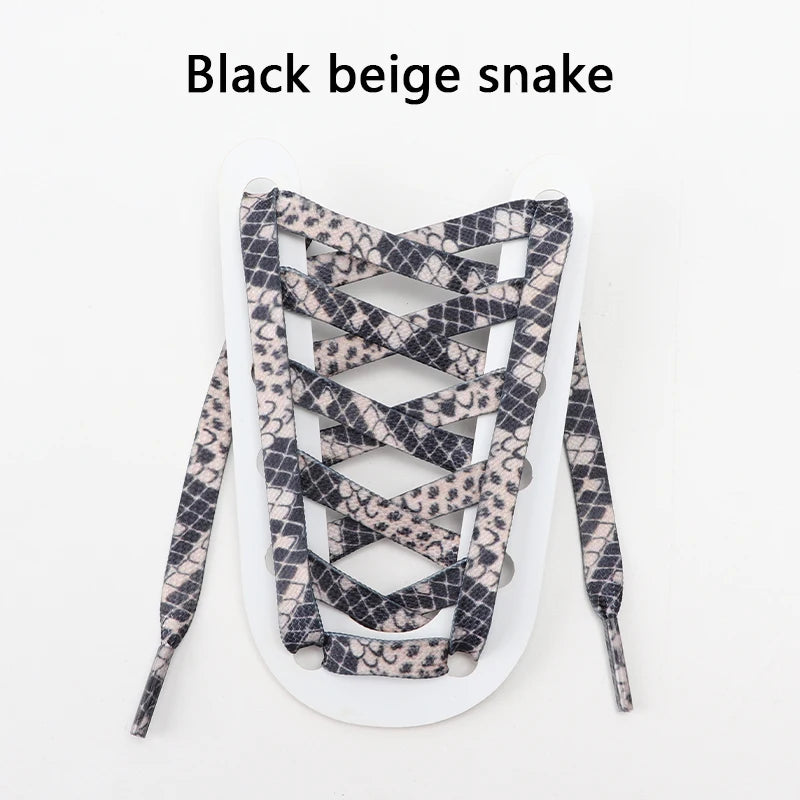 Animal Pattern Shoelaces for Sneakers