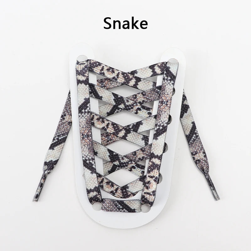 Animal Pattern Shoelaces for Sneakers