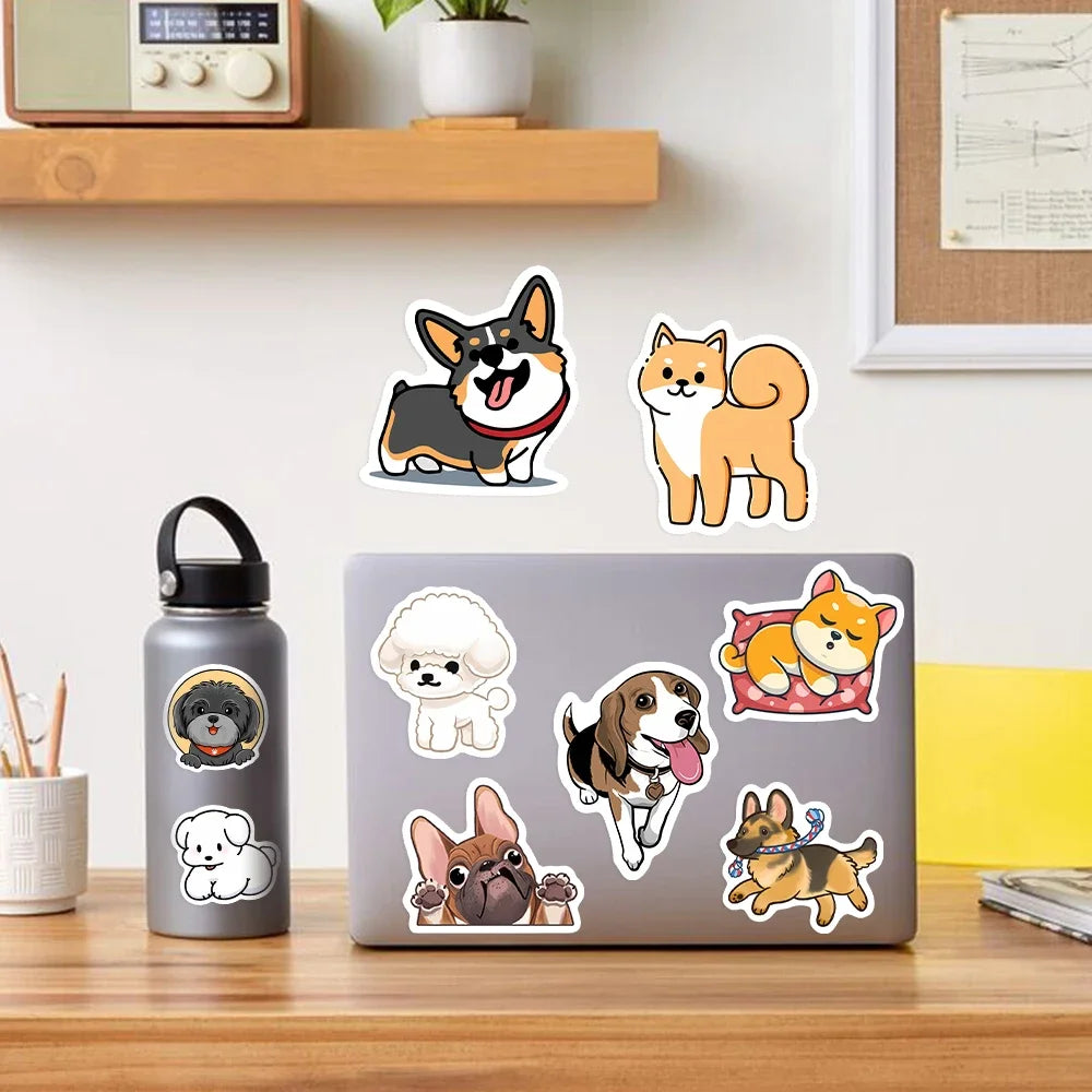 Kawaii Dog Cartoon Puppy Pet Stickers