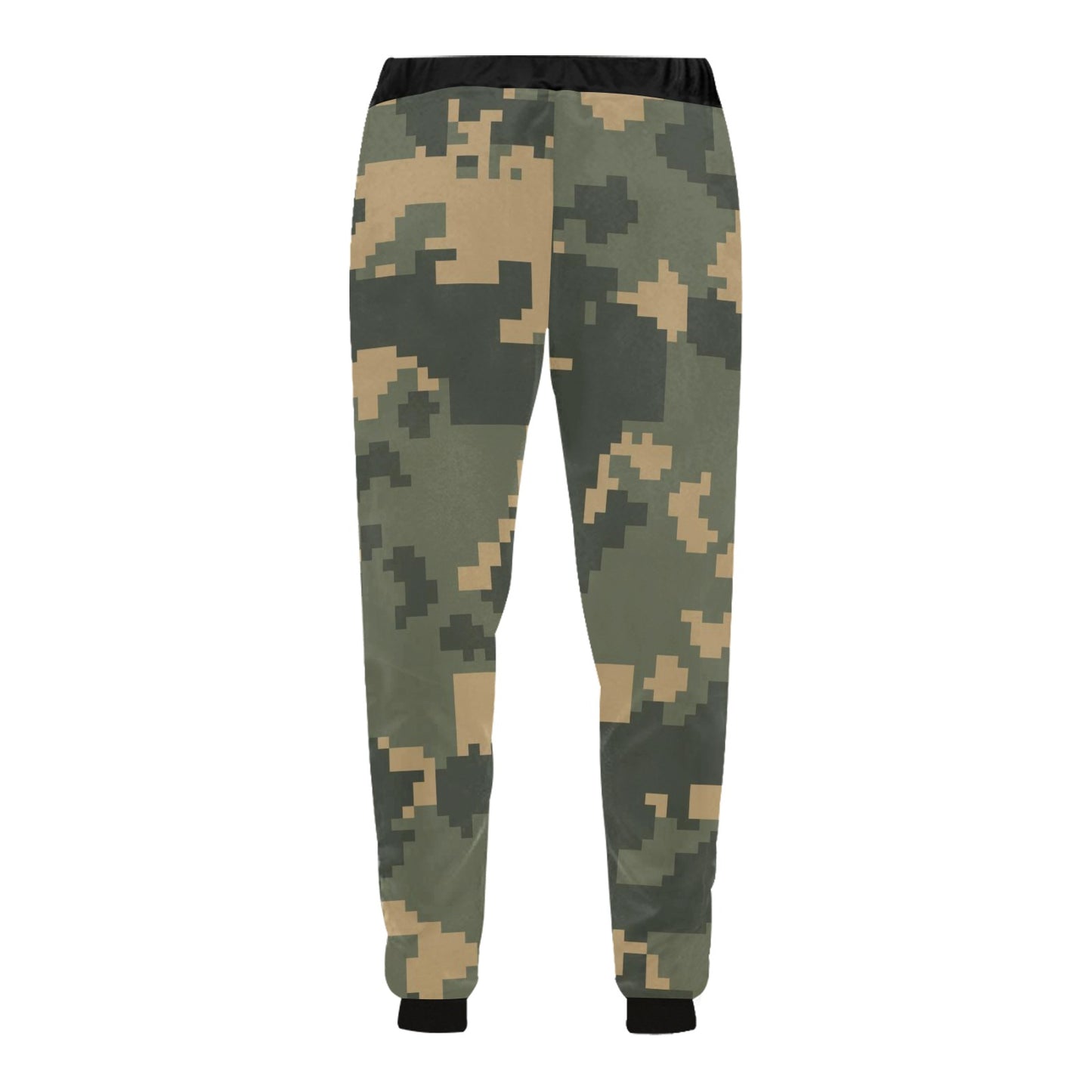Digital Camo Green Casual Baggy Slacks Joggers