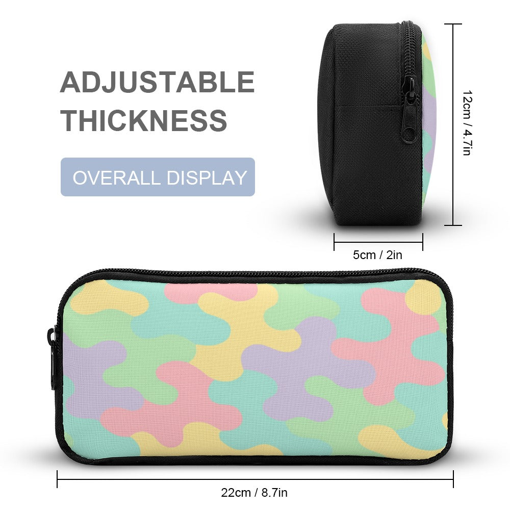 Pastel Camo Three-Piece Backpack Bag Set