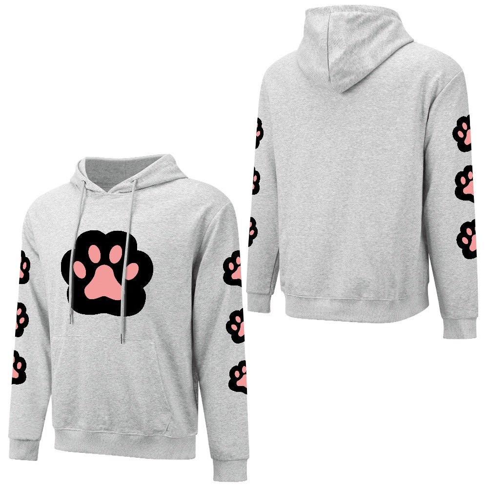 Cats Paw Multiple Colors New Pure Cotton Hooded Hoodie