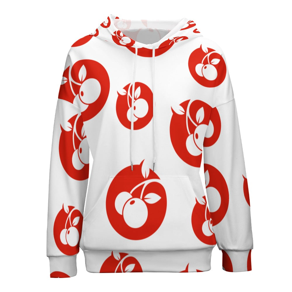 Cherries Dropped Sleeve Hoodie