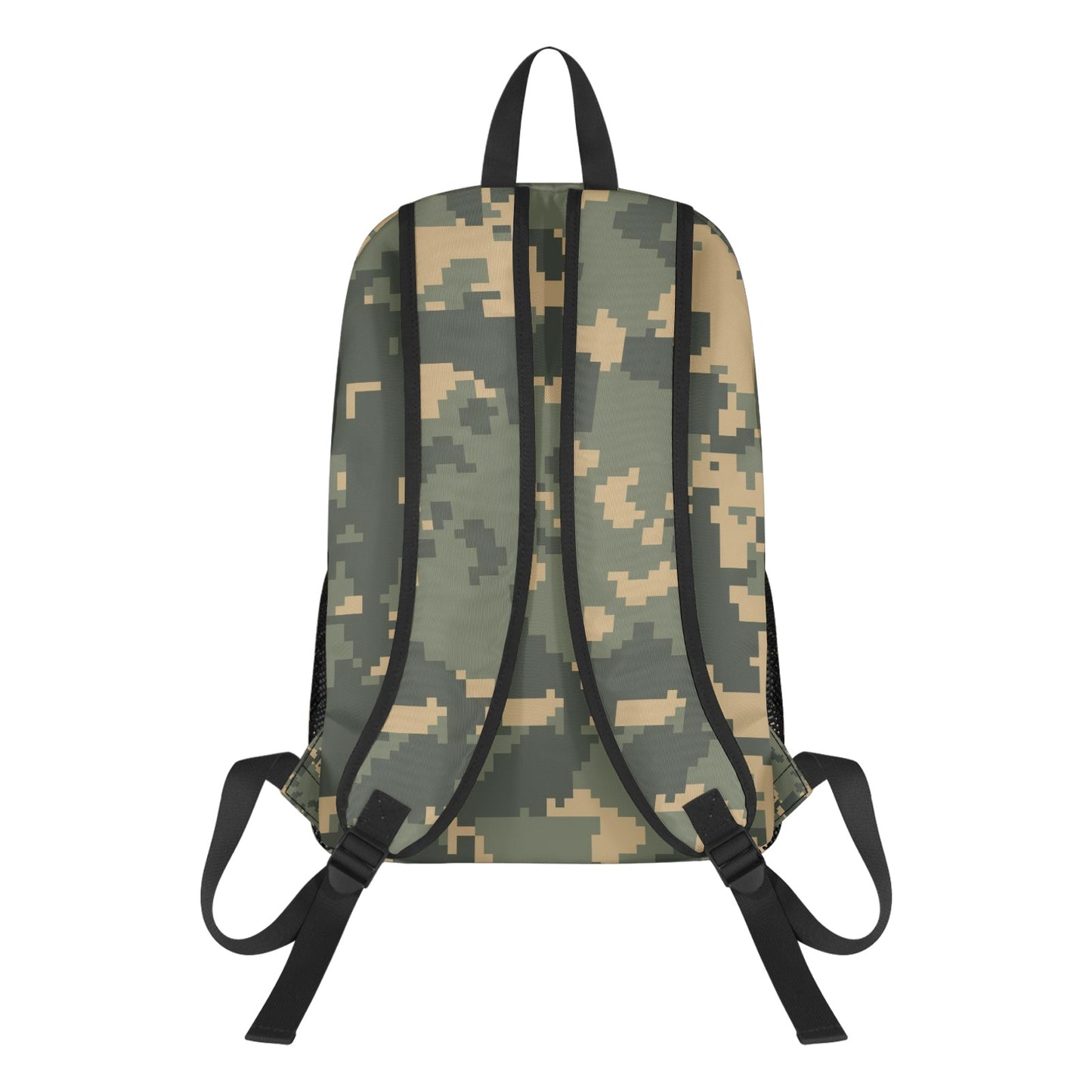 Green Digital Camo All Over Print Leisure Sports Backpack