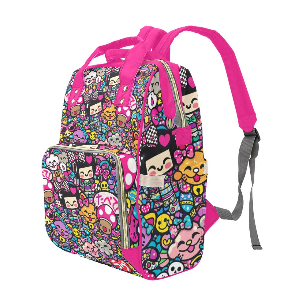 Harajuku Pop Parade Multi-Function Backpack