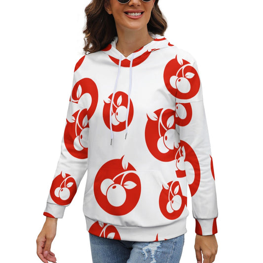 Cherries Dropped Sleeve Hoodie
