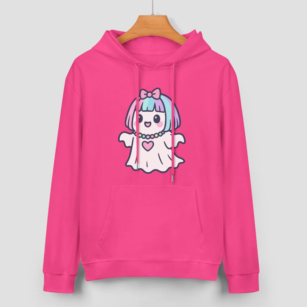Harajuku Ghost Kawaii Pure Cotton Hoodie Sweater
