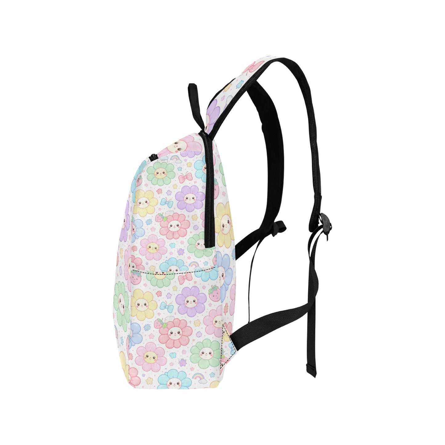 Pastel Harajuku Floral Pattern Lightweight Casual Backpack