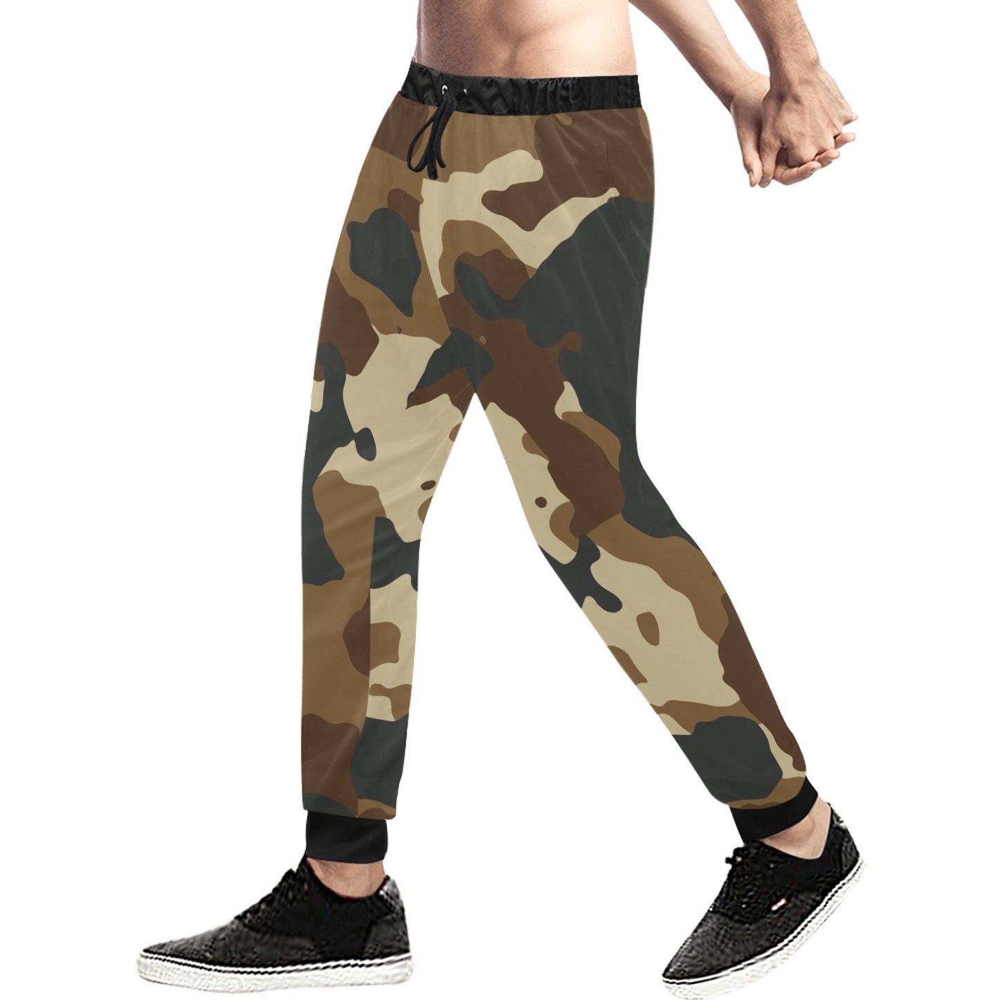 Brown Camo Casual Baggy Joggers Slacks