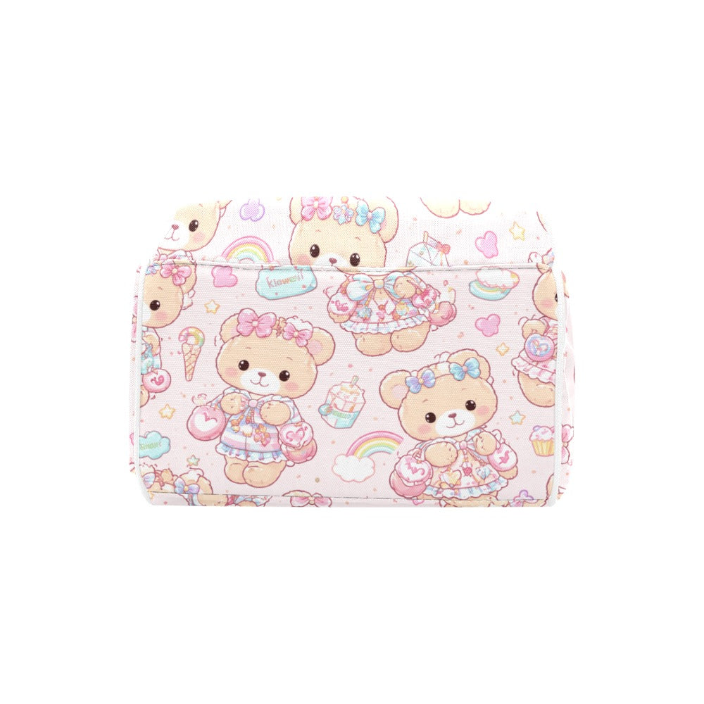 Harajuku Kawaii Teddy Bear Pattern Multi-Function Backpack