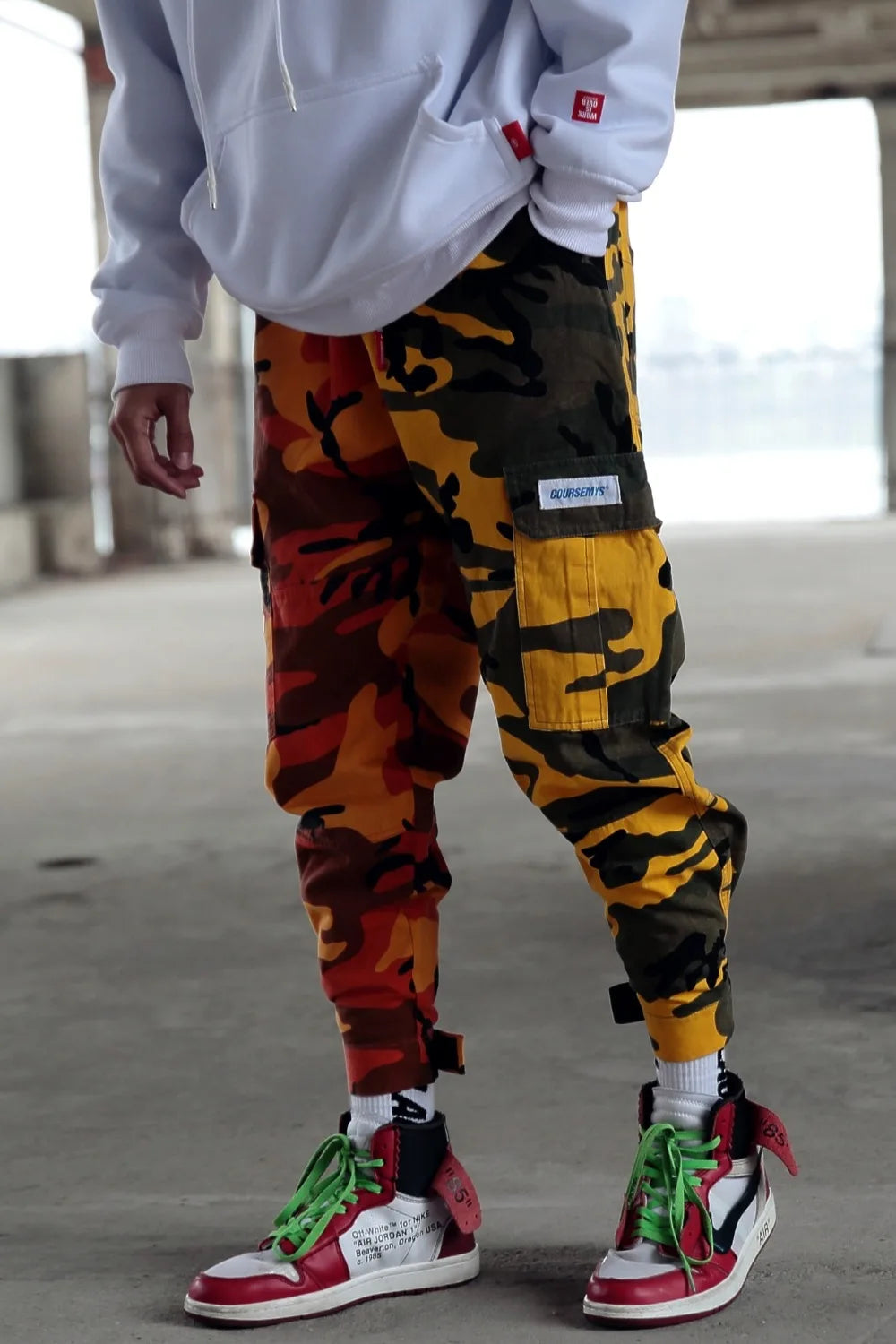 Men's Camo Cargo Jogger Pants - Harajuku Street Style